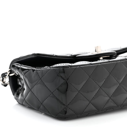 Chanel Patent Calfskin Quilted Mini Rectangular Flap Black 9 of 10