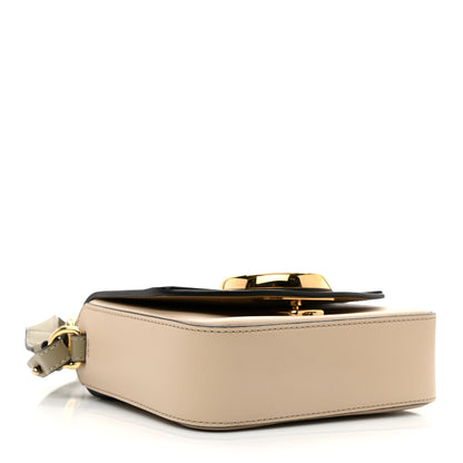 Chloe Shiny Calfskin Mini C Double Carry Blue Beige 4 of 9