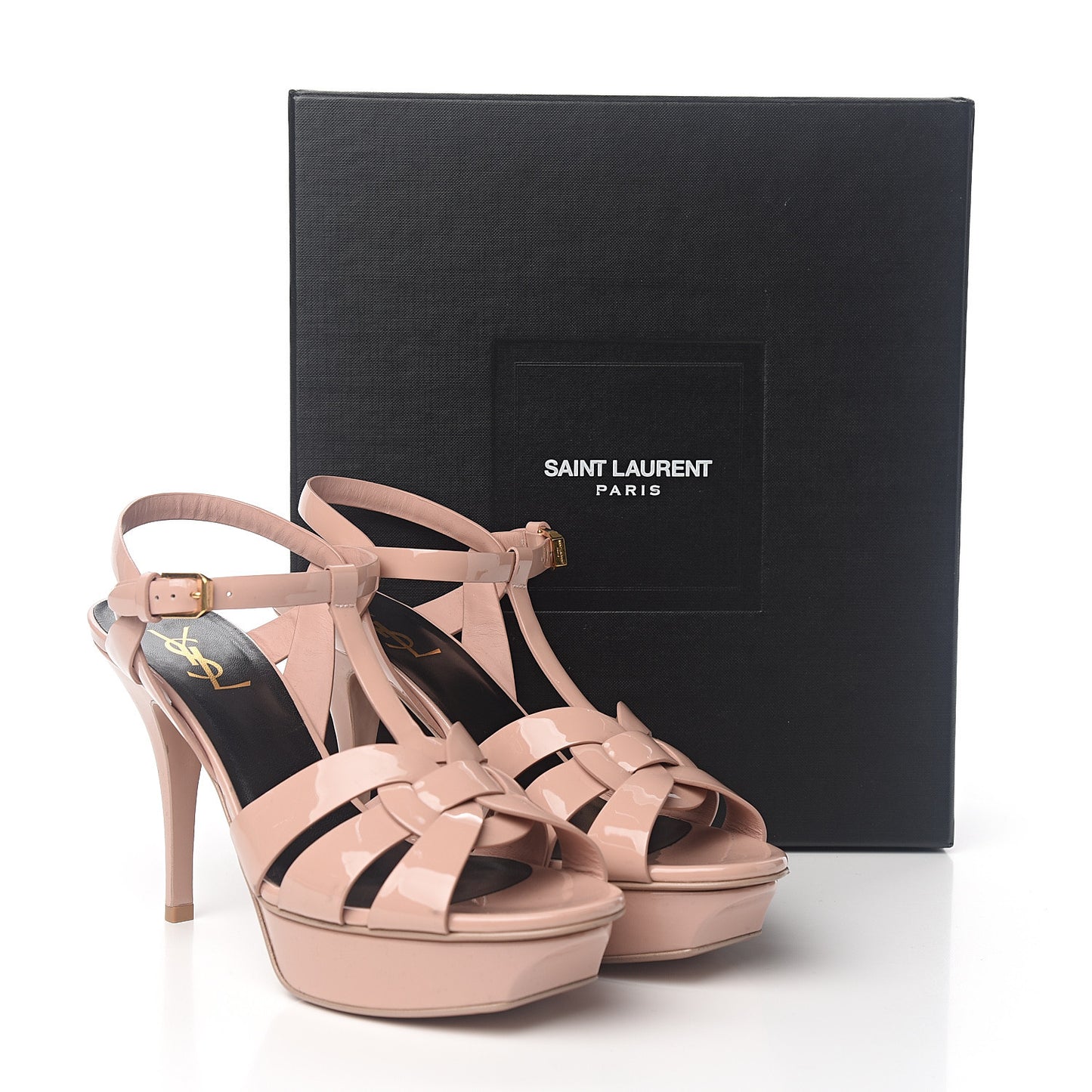 Patent Tribute 75 Platform Sandals 40 Pale Pink