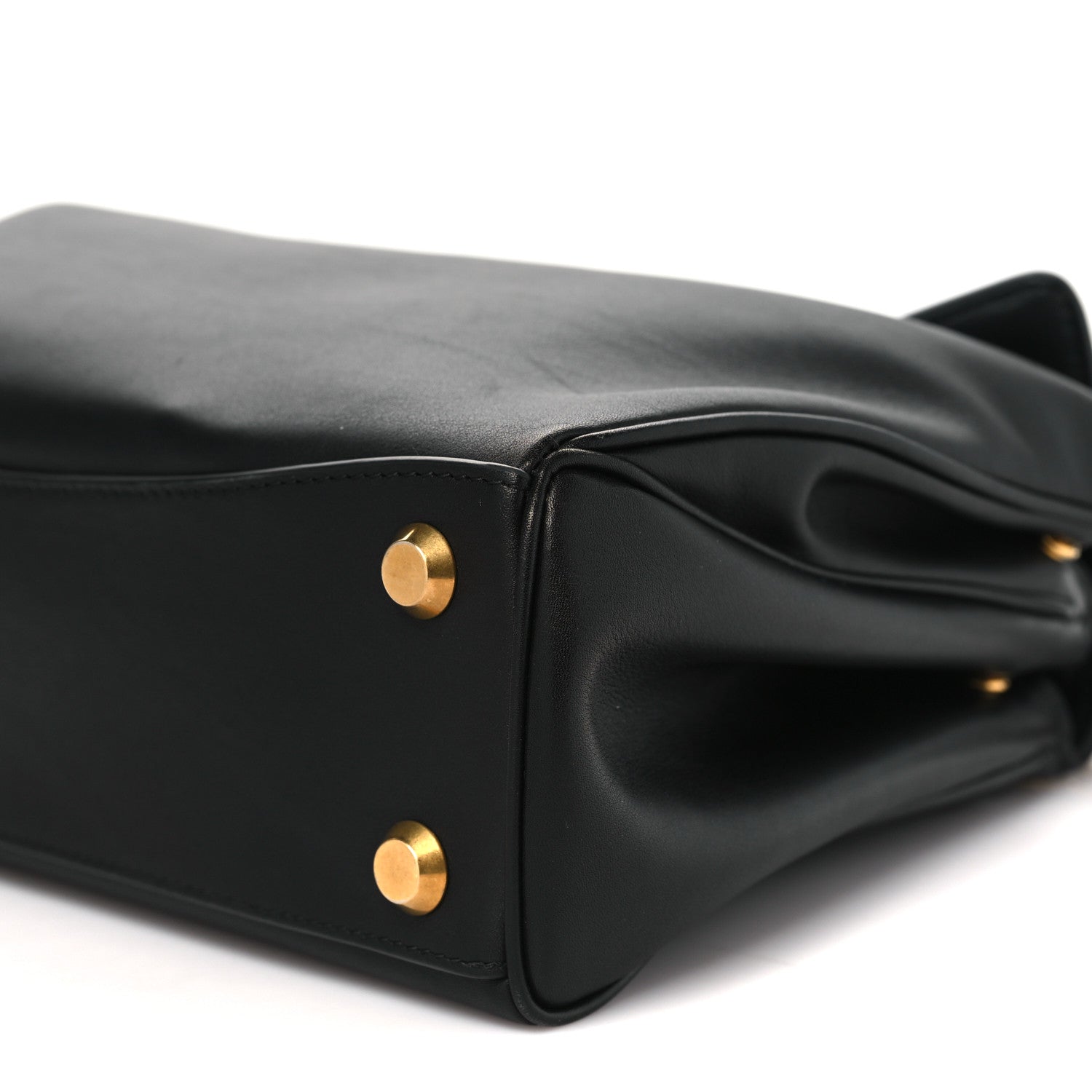 Balenciaga Natural Smooth Calfskin Small Rodeo Top Handle Handbag Black 10 of 10