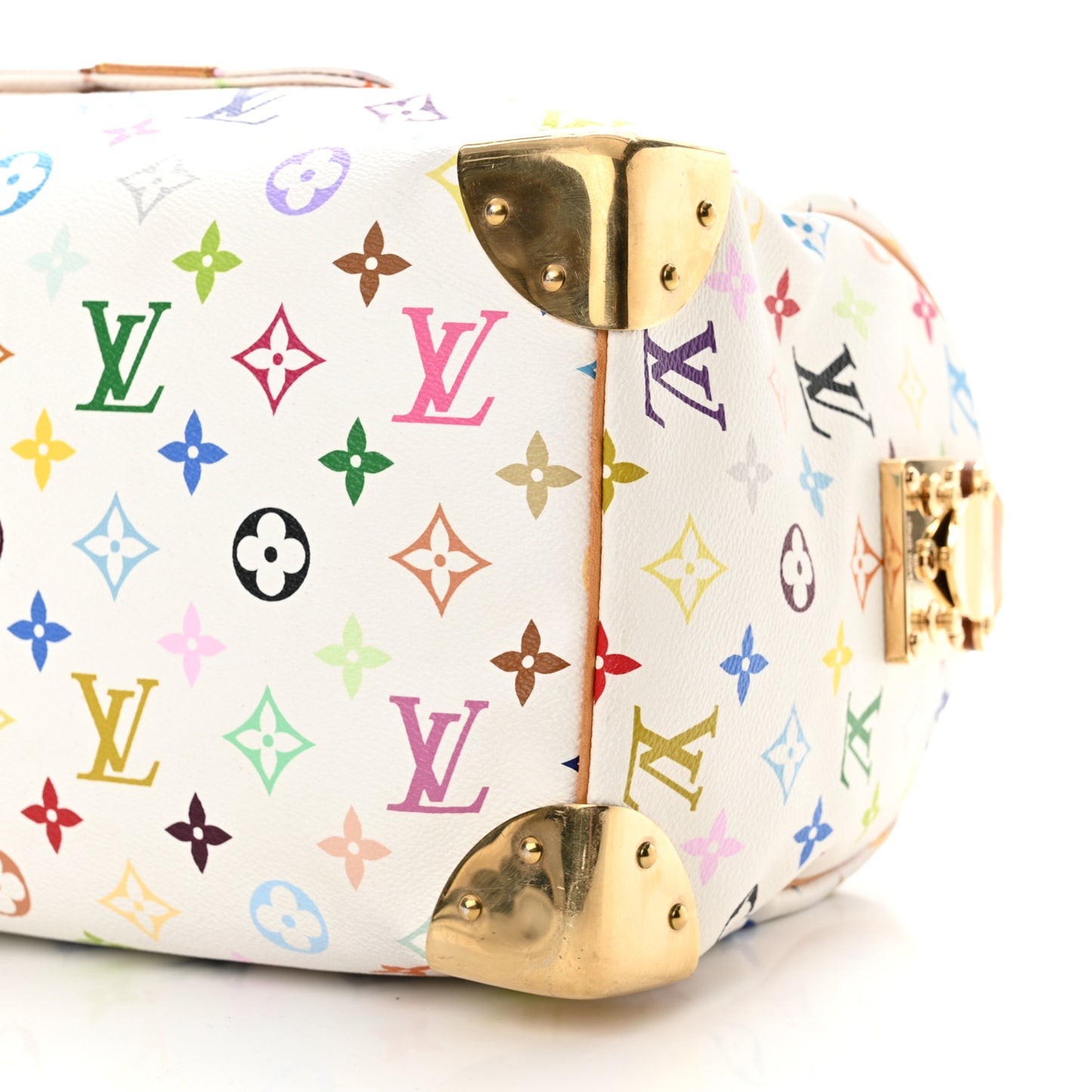 Monogram Multicolor Speedy 30 White