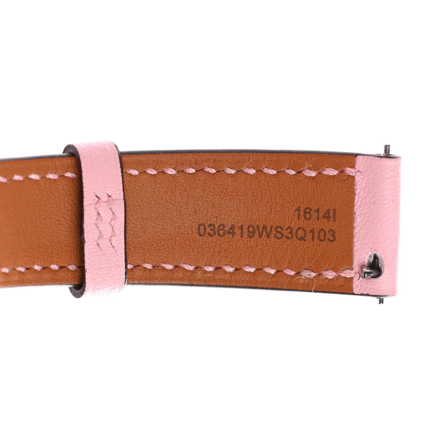 Chevre Mysore Heure H Hour Watch MM Strap Rose Sakura