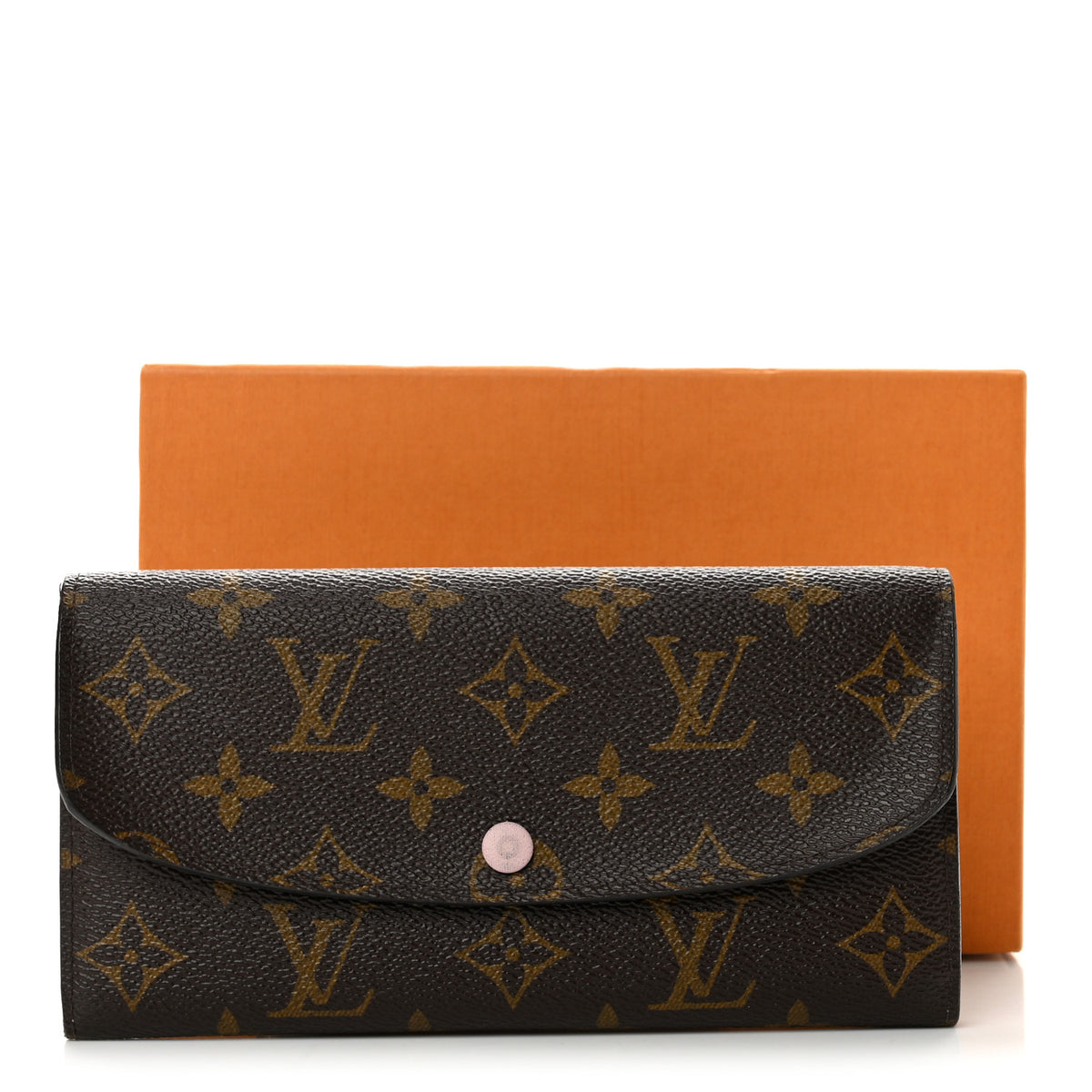 Monogram Emilie Wallet Rose Ballerine