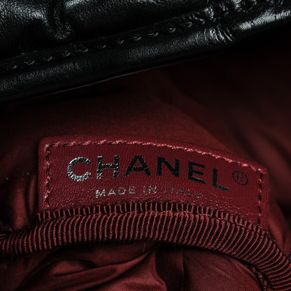 Chanel Calfskin Quilted Large Chesterfield Flap Black 7 of 8