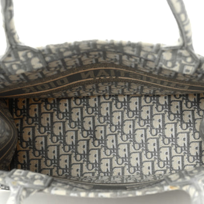 Christian Dior Oblique Medium Book Tote Grey 5 of 9