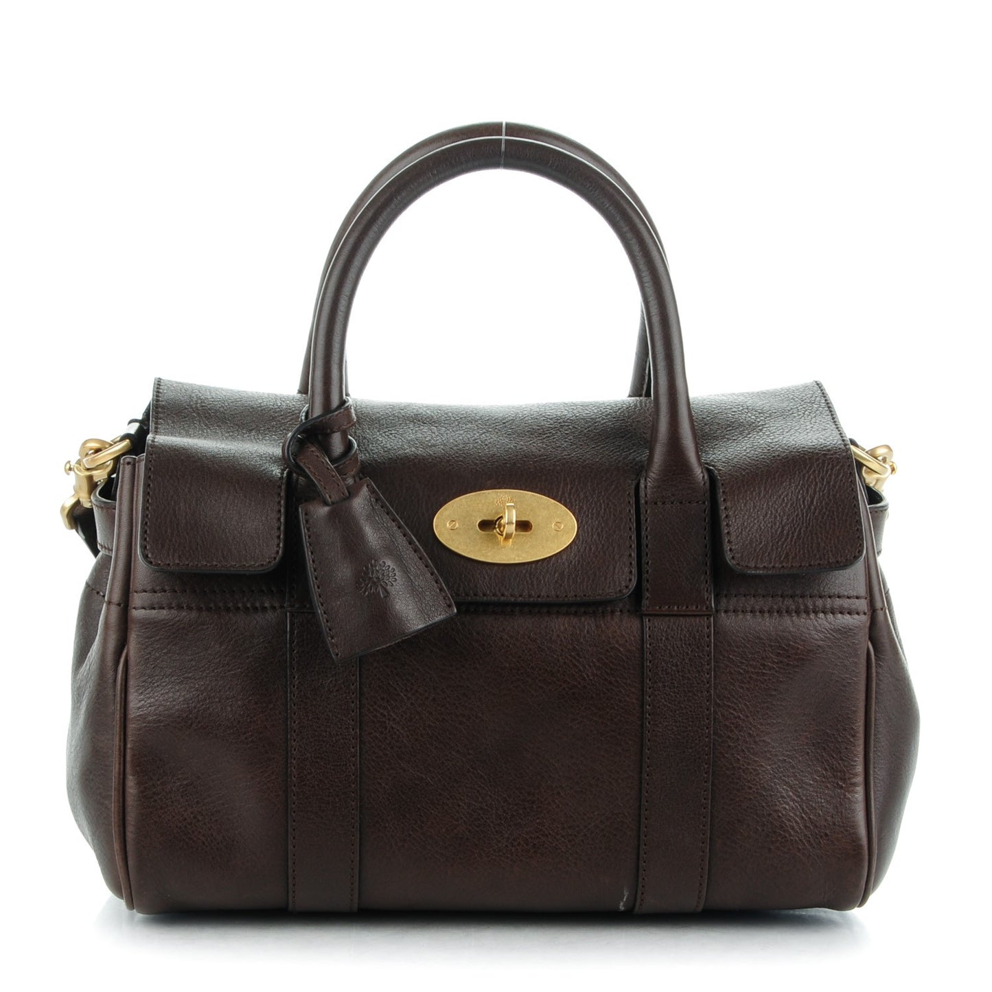 Natural Leather Small Bayswater Chocolate
