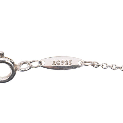 Tiffany Sterling Silver Diamond .07ct Elsa Peretti Pear Shape Diamonds by the Yard Pear-Shaped Pendant Necklace 8 of 9