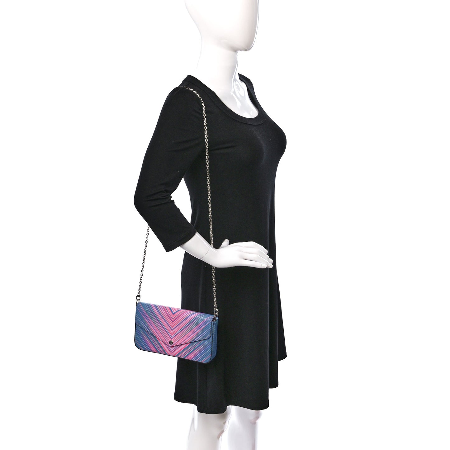 Epi Tropical Pochette Felicie Blue Rose