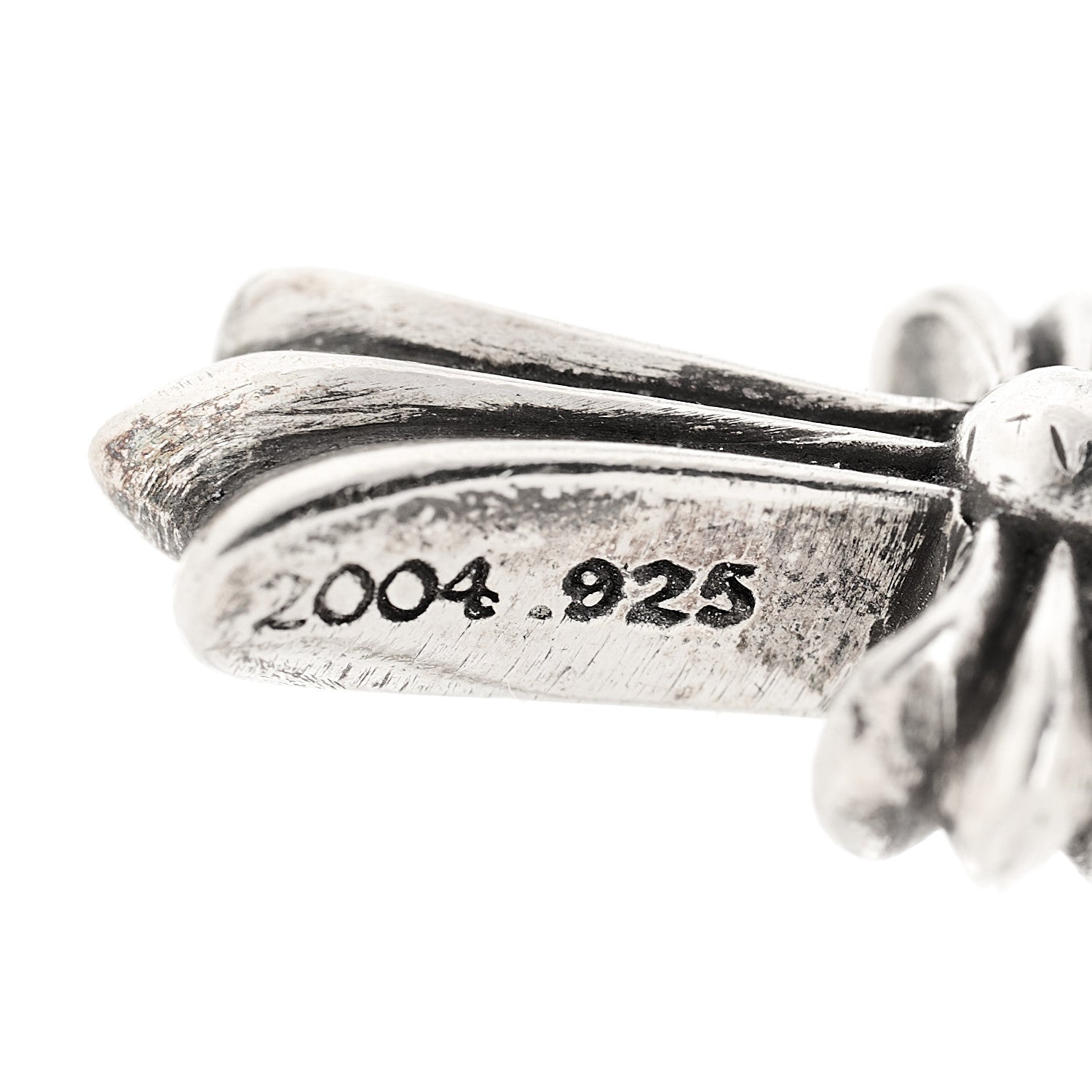 Chrome Hearts Sterling Silver Baby Fat Cross Pendant 1738850