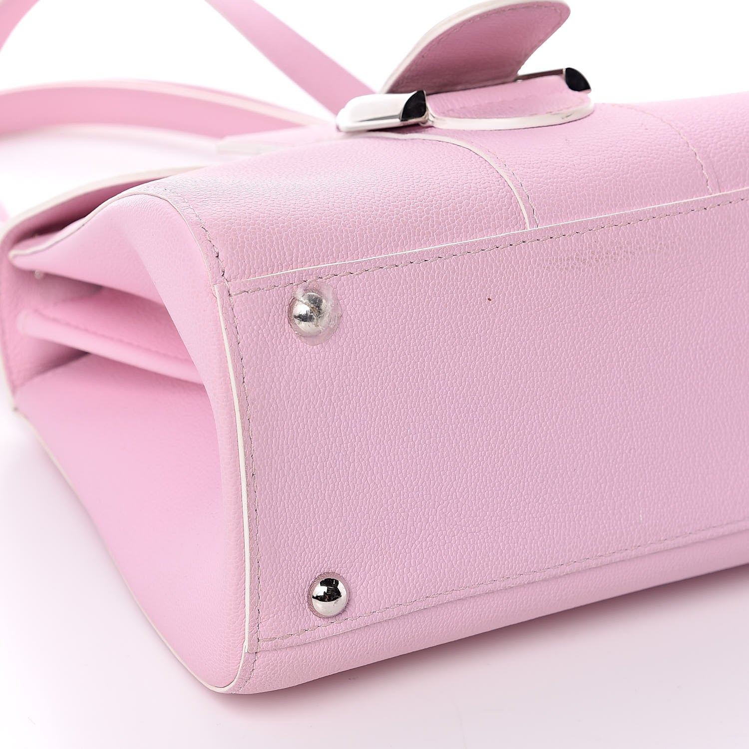 Delvaux Grained Calfskin Mini Brillant Satchel Nakuru 10 of 14