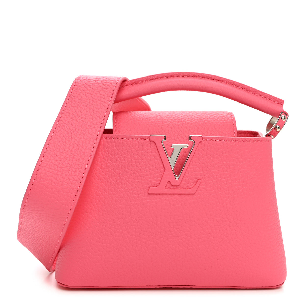 Louis Vuitton Taurillon Capucines Mini Pink 1 of 9