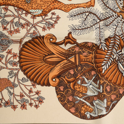 Hermes Silk Les Legendes de l'Arbre Scarf 90 6 of 9