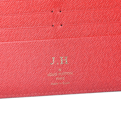 Louis Vuitton Damier Ebene Insolite Wallet Red 6 of 10