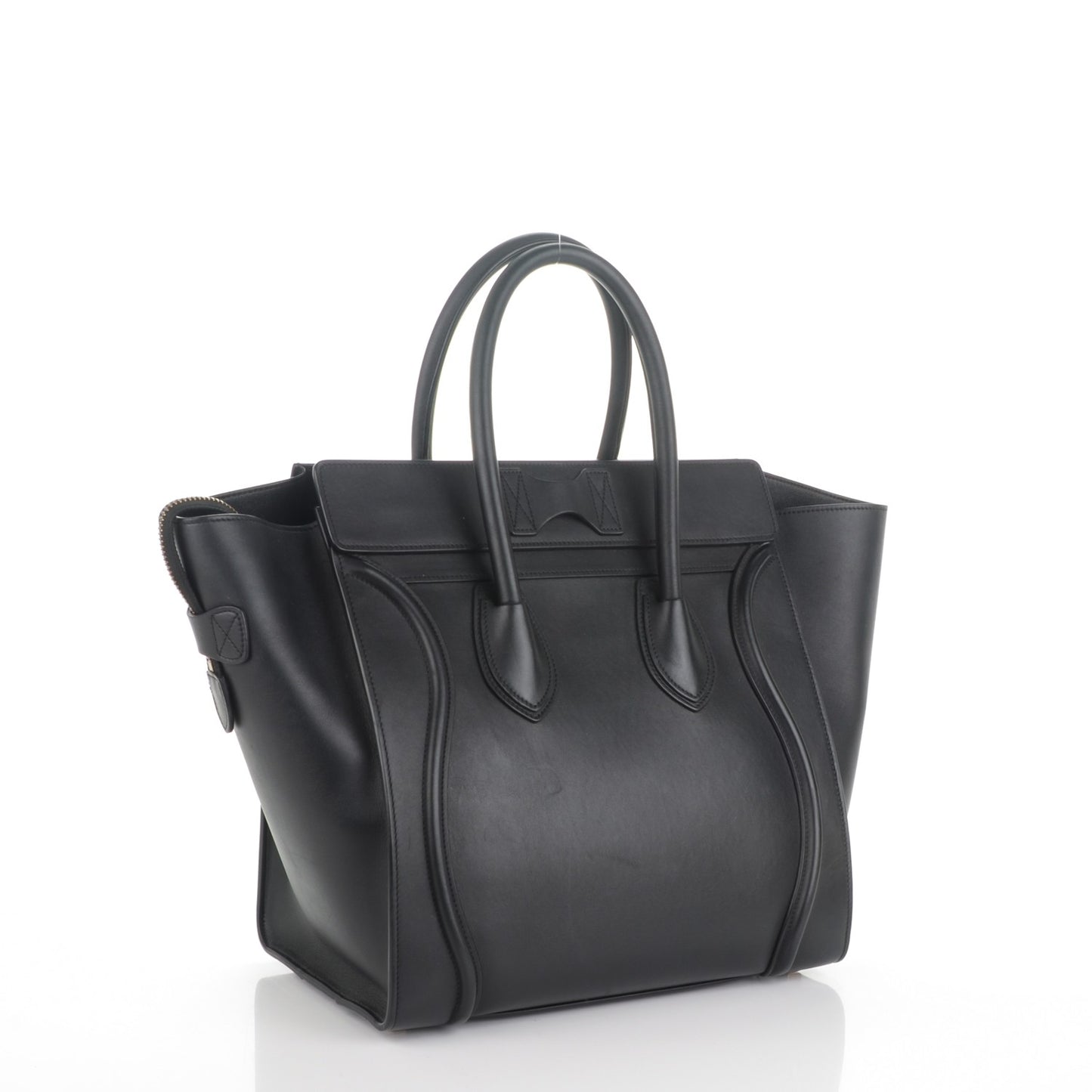 Smooth Calfskin Mini Luggage Black