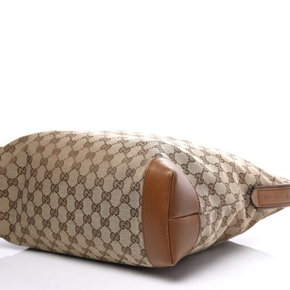 Gucci Monogram Large Flat Messenger Bag Brown 6 of 12