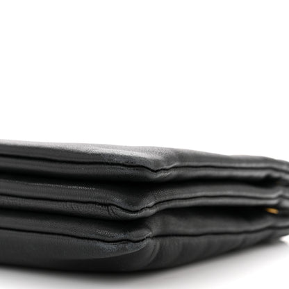 Celine Lambskin Large Trio Crossbody Bag Black 9 of 11