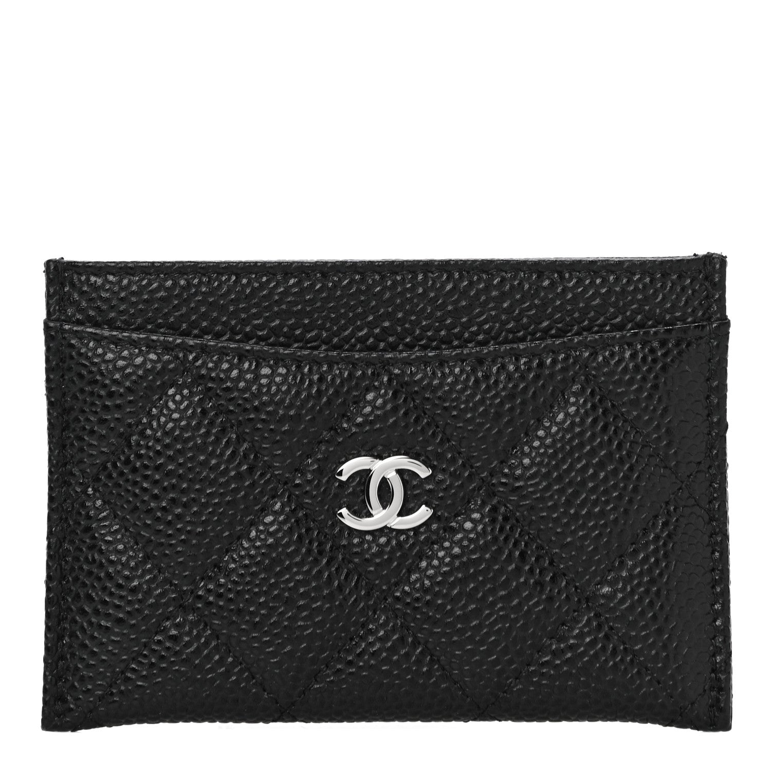 Chanel Caviar Quilted Card Holder Black 1 of 11