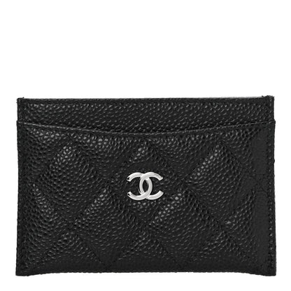 Chanel Caviar Quilted Card Holder Black 1 of 11