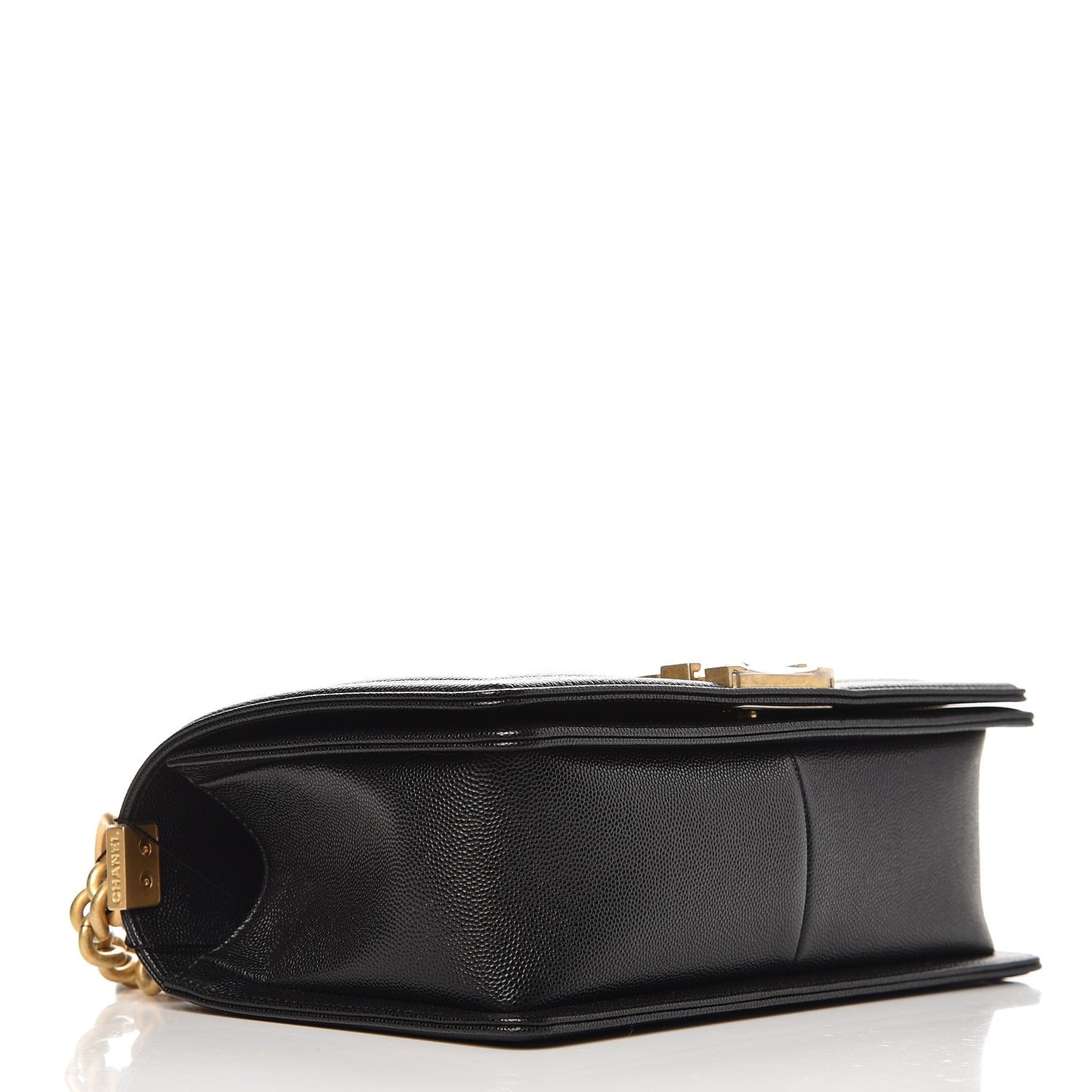 Caviar Quilted Medium Boy Flap Black