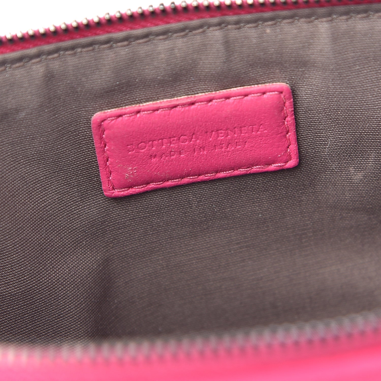 Bottega Veneta Nappa Intrecciato Medium Zip Pouch Rosa Shock 6 of 8