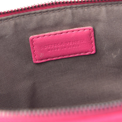 Bottega Veneta Nappa Intrecciato Medium Zip Pouch Rosa Shock 6 of 8
