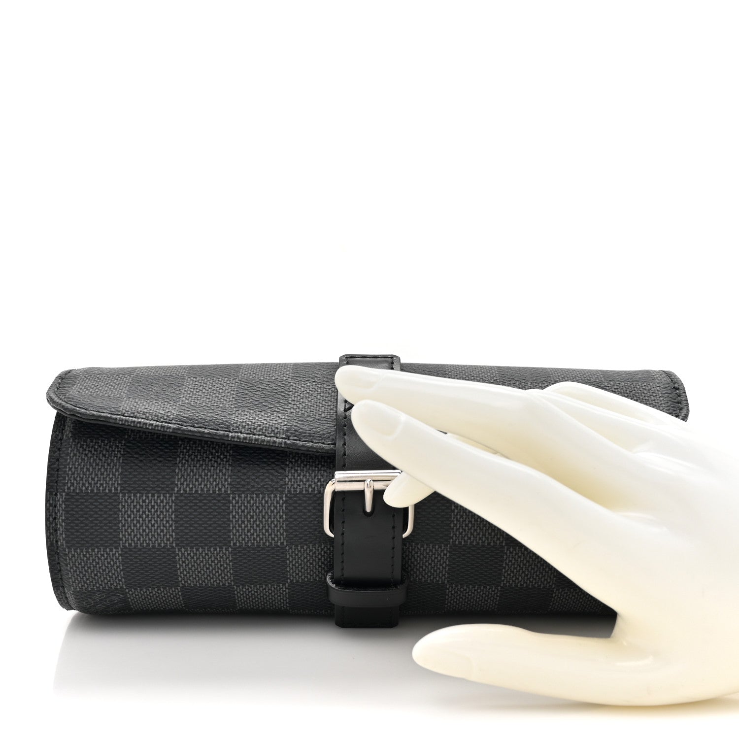 Louis Vuitton Damier Graphite 3 Watch Travel Case 2 of 8