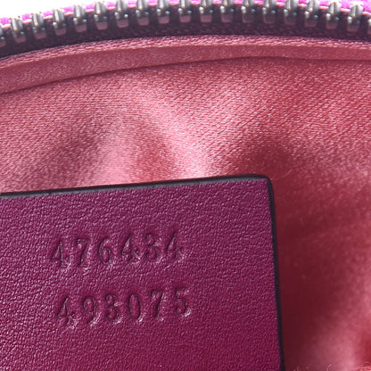 Gucci Velvet Matelasse GG Marmont Belt Bag 85 34 Fuchsia Violet Cyclamen 6 of 13