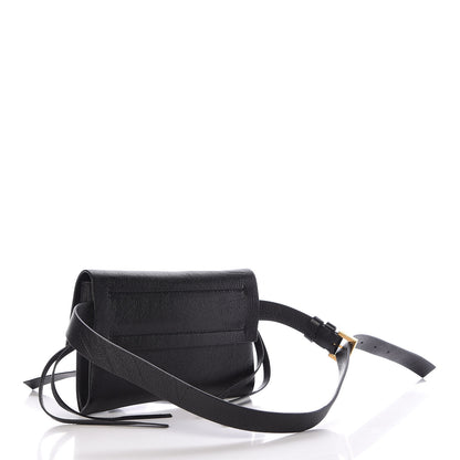 Valentino Garavani Textured Patent Calfskin VRing Belt Bag Black 3 of 9