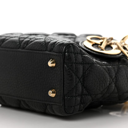 Christian Dior Calfskin Cannage Mini Lady Dior Black 16 of 17
