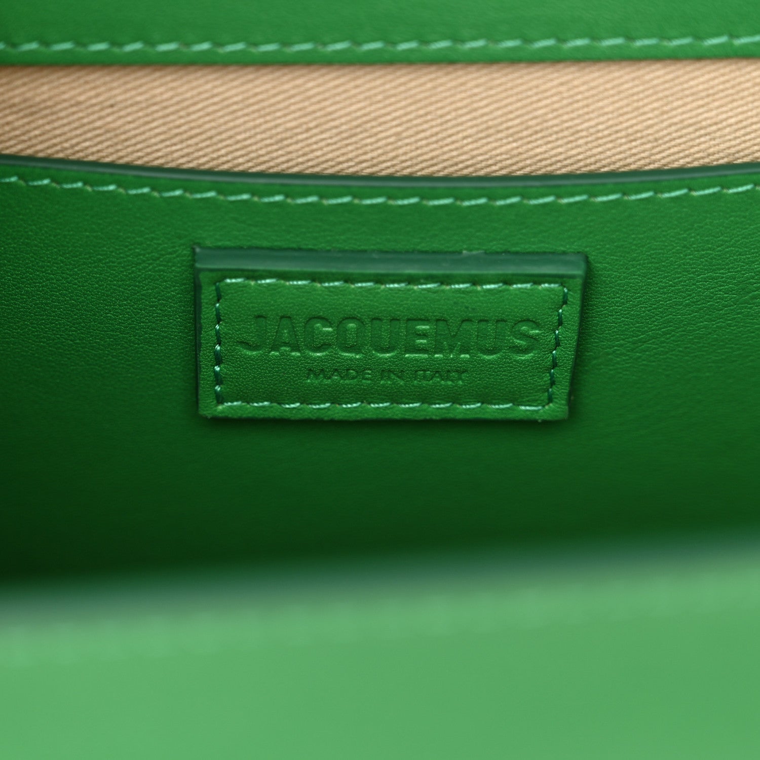 Jacquemus Smooth Calfskin Le Bambinou Green 6 of 10