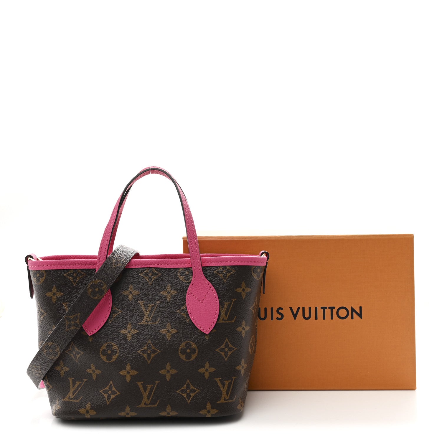 Louis Vuitton Monogram Neverfull Inside Out Bandouliere BB Rose