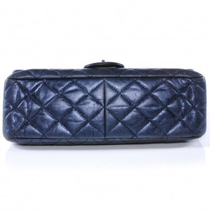 Chanel Calfskin 2.55 Reissue 227 Flap Metallic Blue 4 of 10