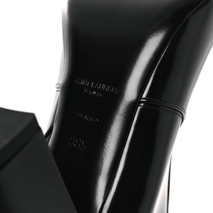 Saint Laurent Vitello Marilyn Betty 70 Ankle Zip Boots 38.5 Black 8 of 10
