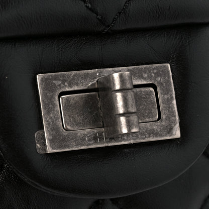 Chanel Aged Calfskin Quilted 2.55 Reissue 225 Flap Black 8 of 11