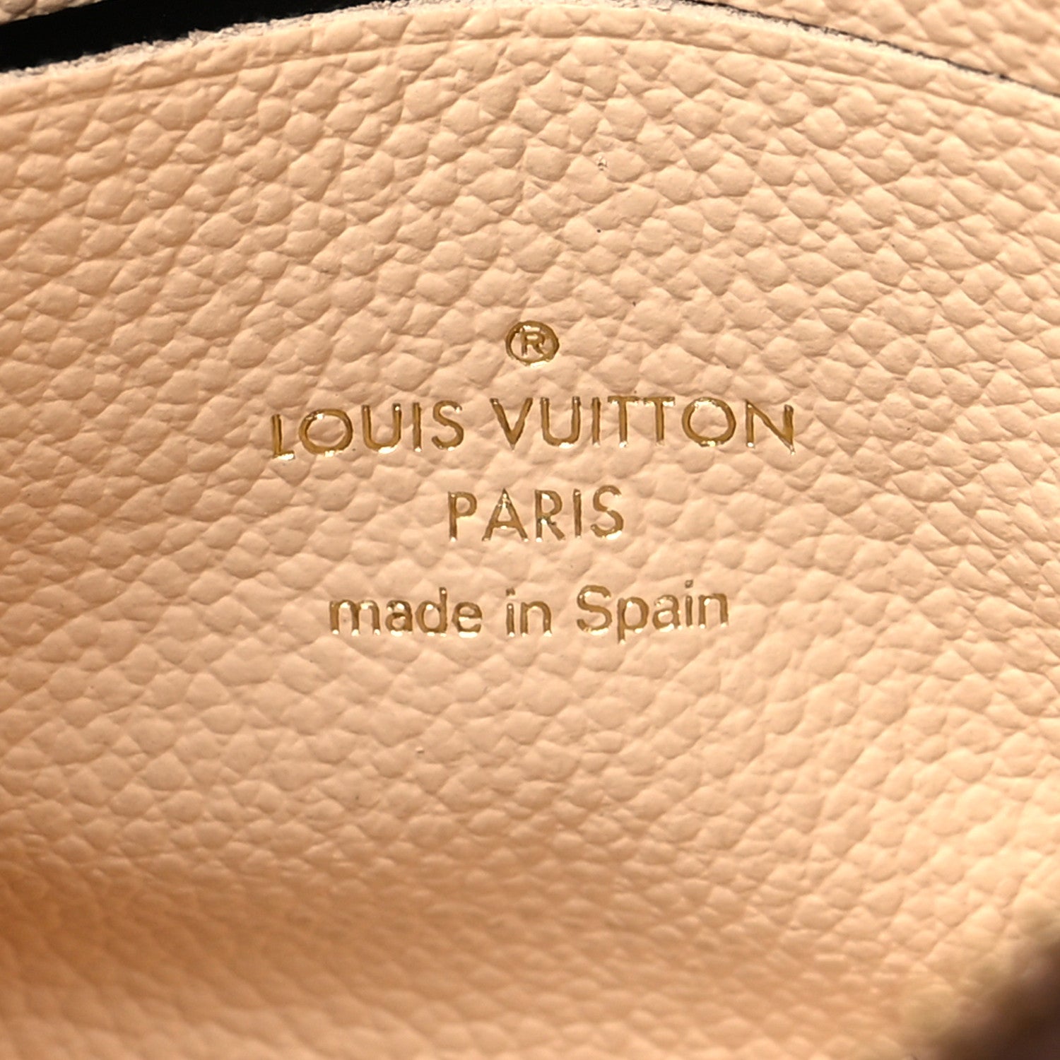 Louis Vuitton Empreinte Monogram Giant Double Zip Pochette Creme Bois de Rose 7 of 11