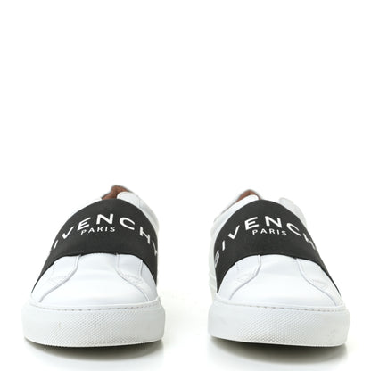 Givenchy Calfskin Band Logo Womens Urban Street Sneakers 39.5 White Black 4 of 13