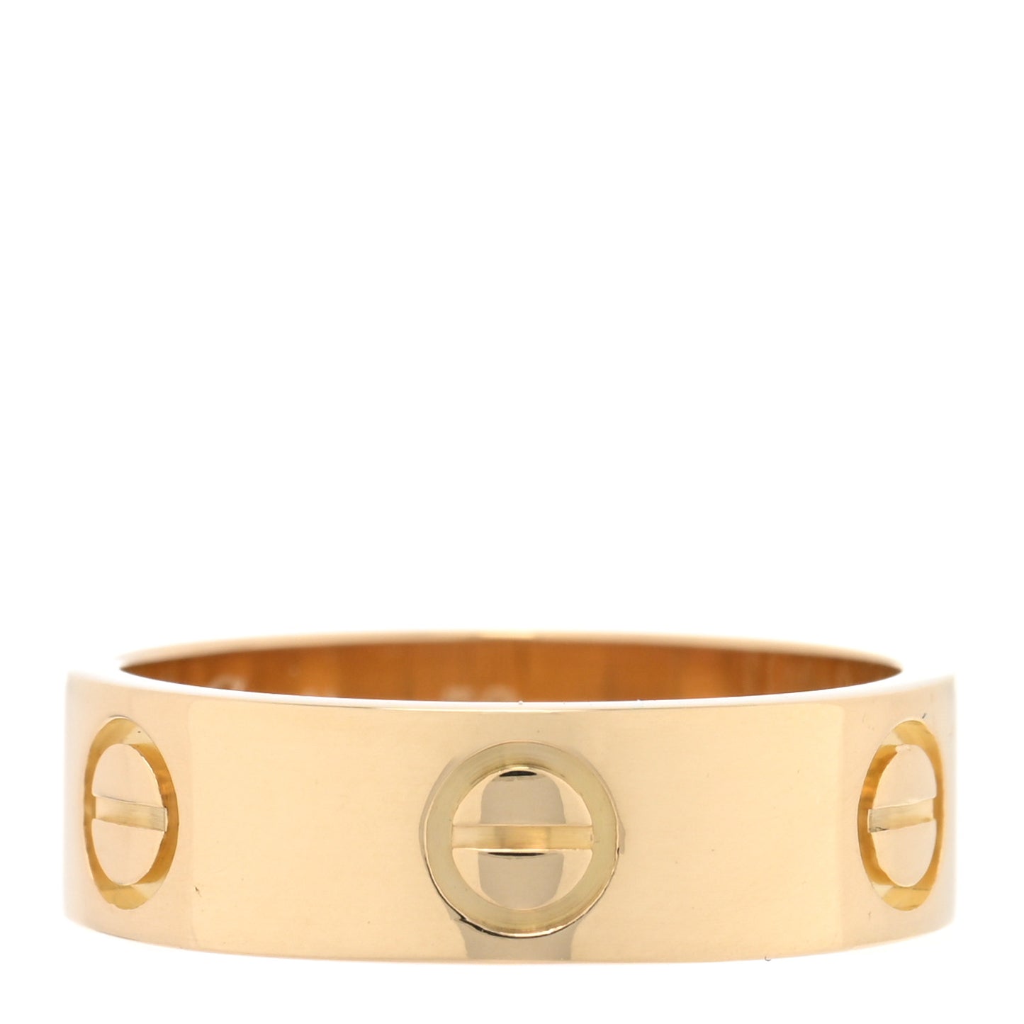 18K Yellow Gold 5.5mm LOVE Ring 52 6