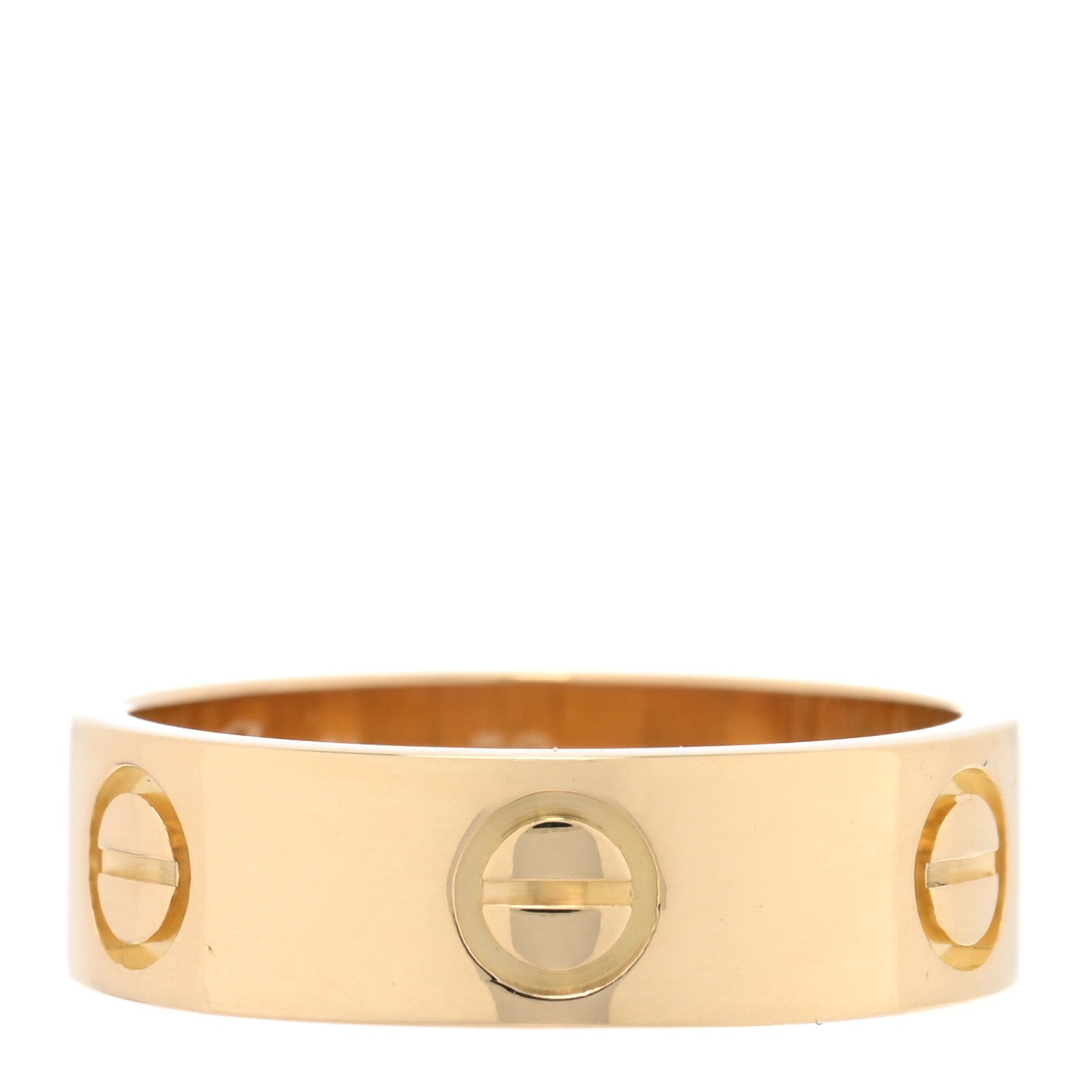 Cartier 18K Yellow Gold 5.5mm LOVE Ring 52 6 1 of 5