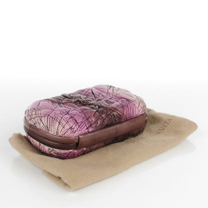 Bottega Veneta Nappa Stitched Knot Clutch Orchid 4 of 6