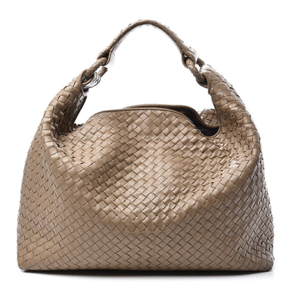 Bottega Veneta Nappa Intrecciato Sloane Hobo Walnut 1 of 8