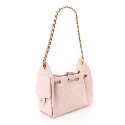 Chanel Caviar Quilted Mini Chanel 25 Handbag Light Pink 3 of 20