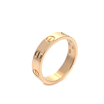Cartier 18K Yellow Gold 3.5mm LOVE Wedding Band Ring 46 3.75 4 of 6