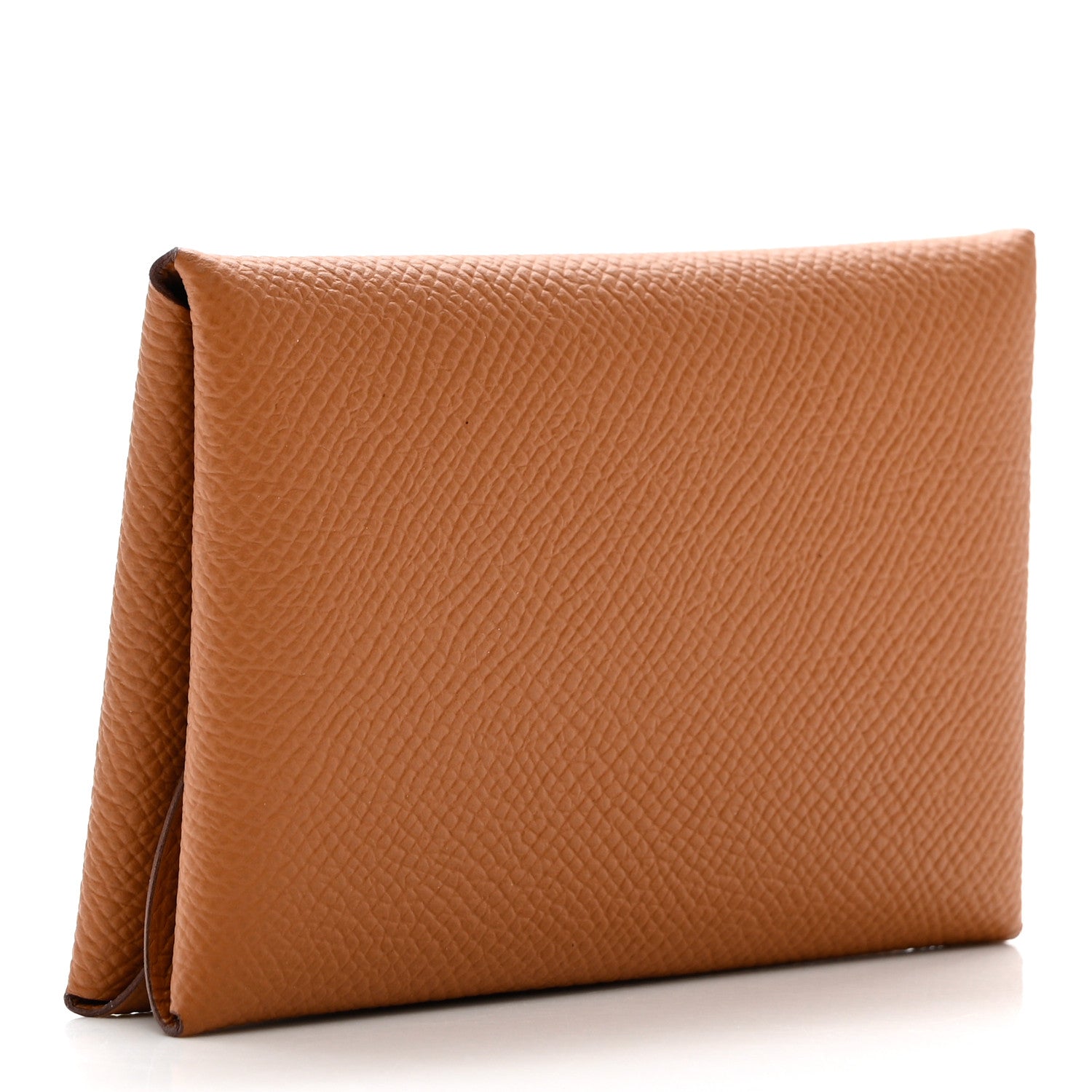 Hermes Epsom Calvi Duo Card Case Gold 2 of 6