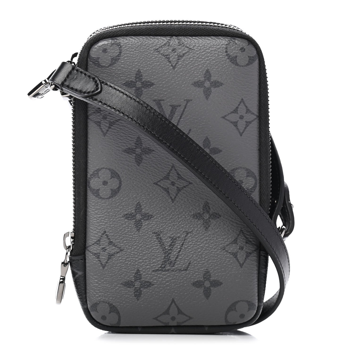 Louis Vuitton Monogram Eclipse Reverse Double Phone Pouch 1 of 10