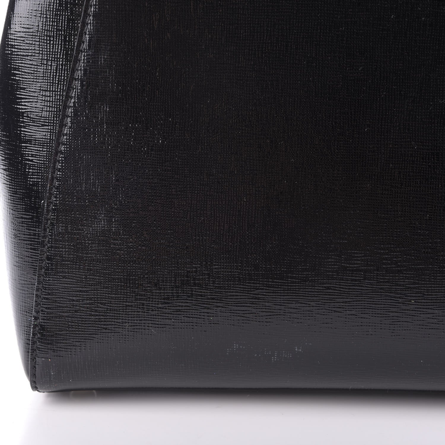 Fendi Patent Vitello Elite Regular 2Jours Tote Black 13 of 13