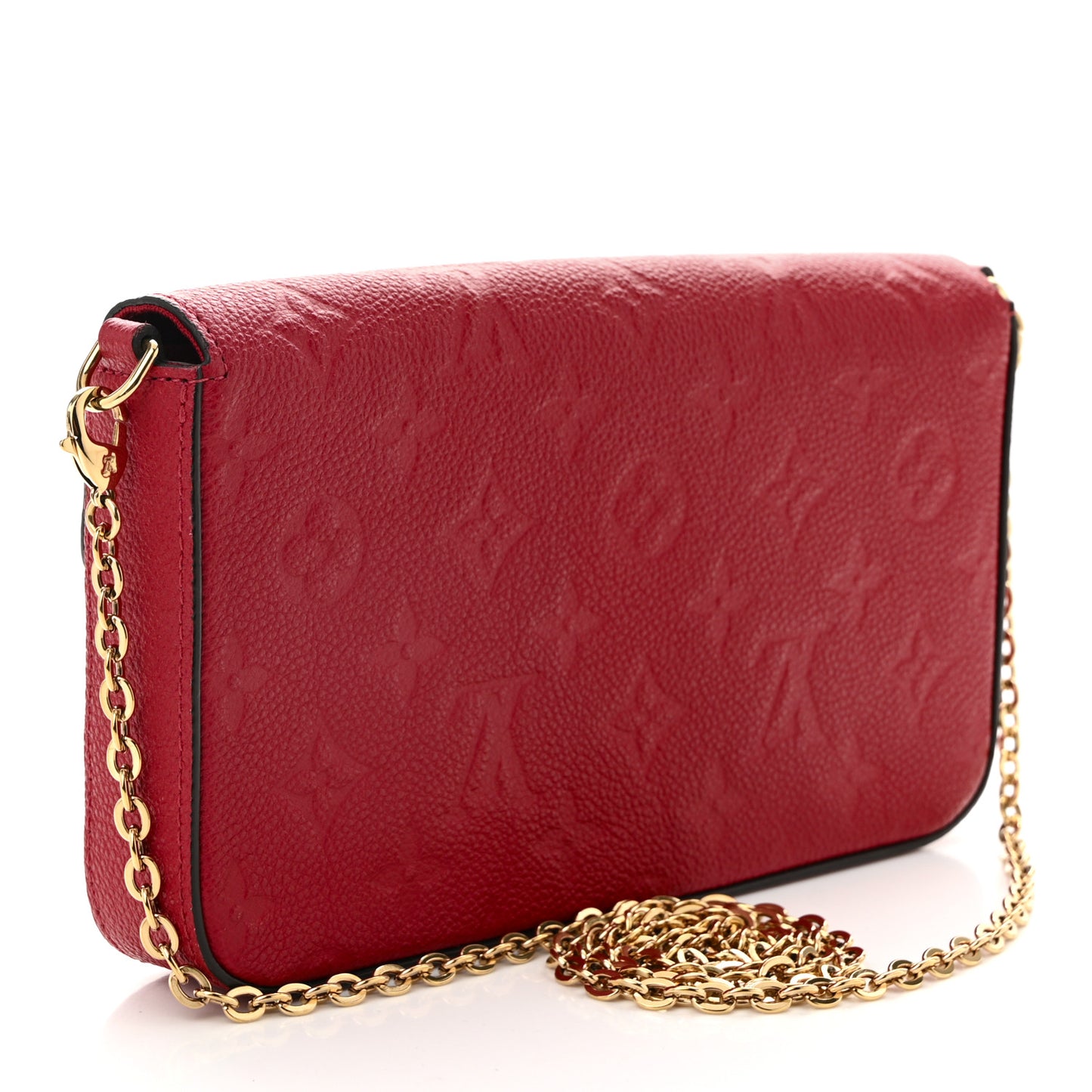 Empreinte Pochette Felicie Chain Wallet Scarlet