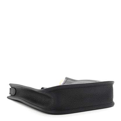 Hermes Taurillon Clemence Evelyne TPM Caban Bleu Saphir 4 of 10