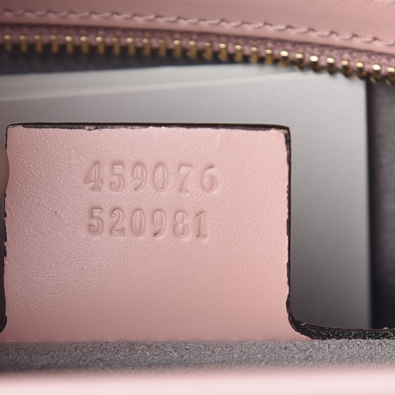 Gucci Nappa Bamboo Web Small Nymphaea Top Handle Bag Perfect Pink Mystic White 8 of 10