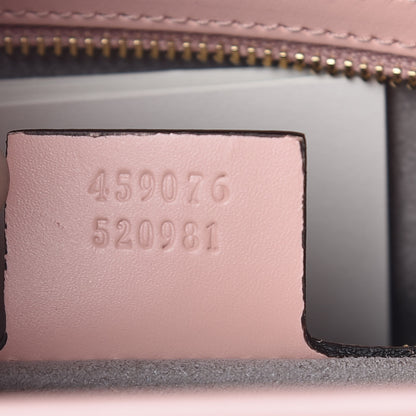 Gucci Nappa Bamboo Web Small Nymphaea Top Handle Bag Perfect Pink Mystic White 8 of 10