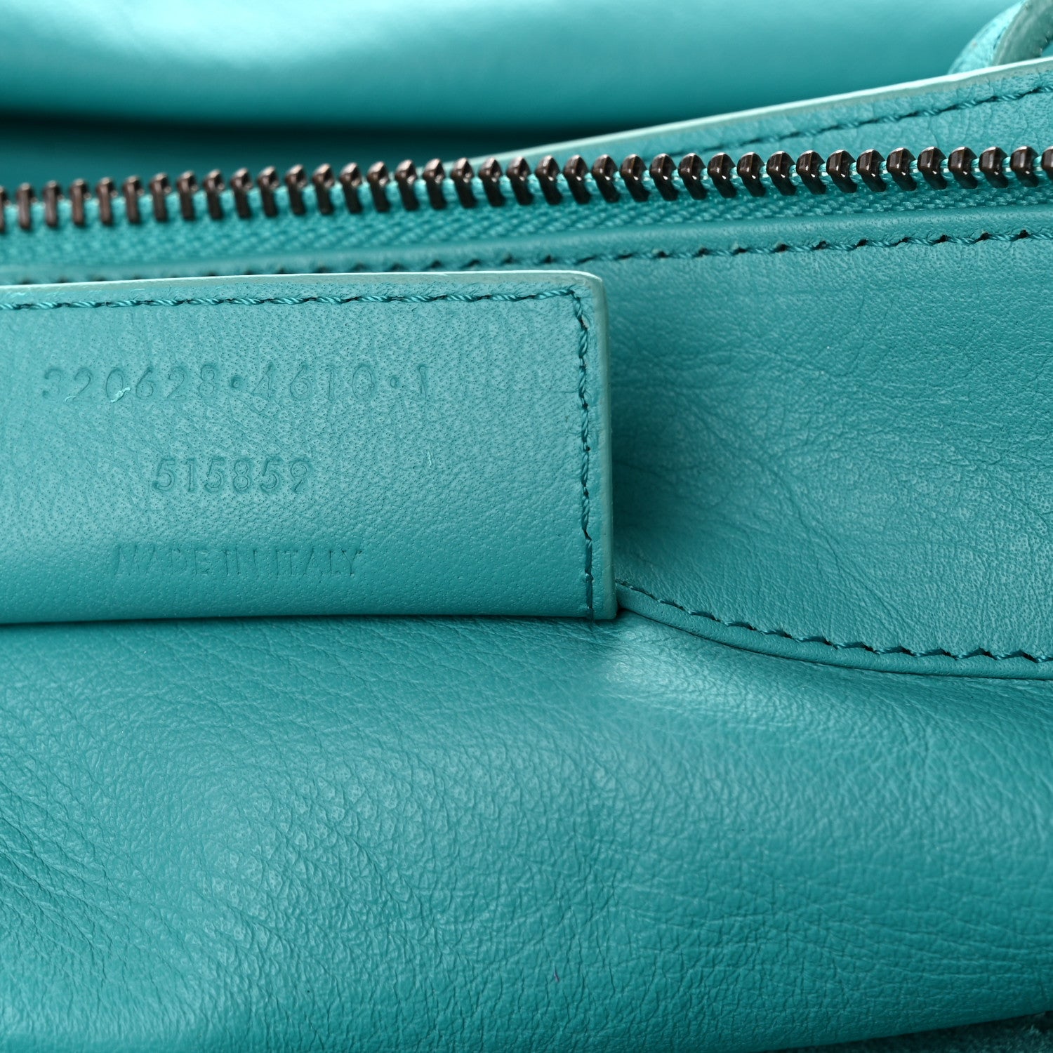 Balenciaga Veau Papier Tote Turquoise 8 of 11